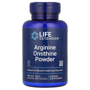 Life Extension، مسحوق أورنيثين أرجينين ، 5.29 أونصة 150 جم