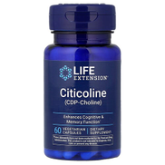 Life Extension Citicoline CDP-Choline 60 Vegetarian Capsules 250 mg per Capsule
