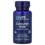 Life Extension، Curcumin Elite ، خلاصة الكركم ، 30 كبسولة نباتية