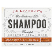 J.R. Liggett's Old Fashioned Shampoo Bar Coconut & Argan Oil 3.5 oz 99 g
