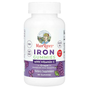 MaryRuth's Iron Gummies with Vitamin C Grape 60 Gummies