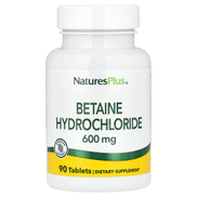 NaturesPlus Betaine Hydrochloride 600 mg 90 Tablets