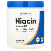 Nutricost Niacin Unflavored 8.9 oz 250 g