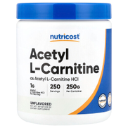 Nutricost Acetyl L-Carnitine Unflavored 8.9 oz 250 g