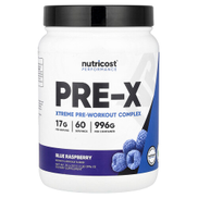 Nutricost Performance PRE-X Xtreme Pre-Workout Complex Blue Raspberry 2.2 lb 996 g
