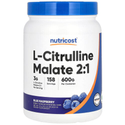 Nutricost L-Citrulline Malate 2:1 Blue Raspberry 21.4 oz 600 g