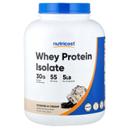 Nutricost Whey Protein Isolate Cookies N Cream 5 lb 2 268 g