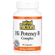 natural Factors 90 Capsules High Potency B Complex