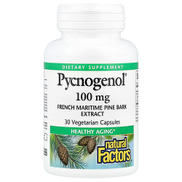 natural Factors Pycnogenol 100 mg 30 Vegetarian Capsules
