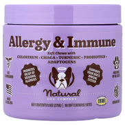 Natural Dog Company Allergy & Immune For Dogs All Ages 90 Soft Chewable Bites 9.5 oz 270 g
