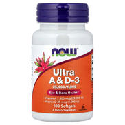 Now Foods، Ultra A &amp; D-3 ، 100 كبسولة هلامية