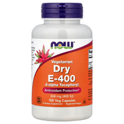 Now Foods، Dry E-400 ، نباتي ، 100 كبسولة نباتية