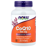 Now Foods CoQ10 With Vitamin E - 150 Softgels