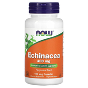 Now Foods Echinacea 400 mg, Immune System Support 100 Veggie Capsules
