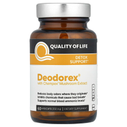 Quality of Life Deodorex With Champex Mushroom Extract 250 mg - 60 Vegicaps