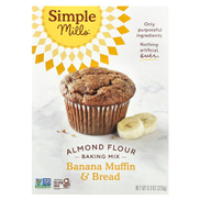 Simple Mills Almond Flour Baking Mix Banana Muffin & Bread 9 oz 255 g