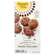 Simple Mills Crunchy Almond Flour Cookies Double Chocolate 5.5 oz 156 g