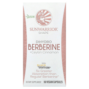 Sunwarrior Shape Dihydro Berberine + Ceylon Cinnamon 60 Vegan Capsules