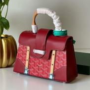 Goyard 2016 Goyardine Saigon Bag Red 282012 cm