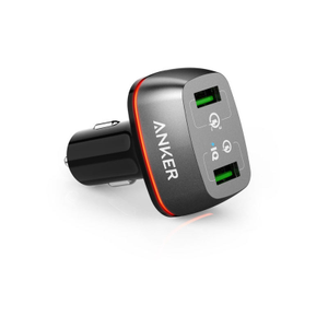 Anker Powerdrive Plus Dual Port Usb Car Charger Black A2224h12
